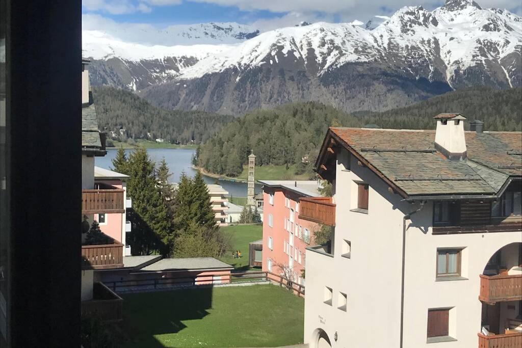 Bilocale Nuovo St. Moritz Chesa Arlas Eksteriør bilde