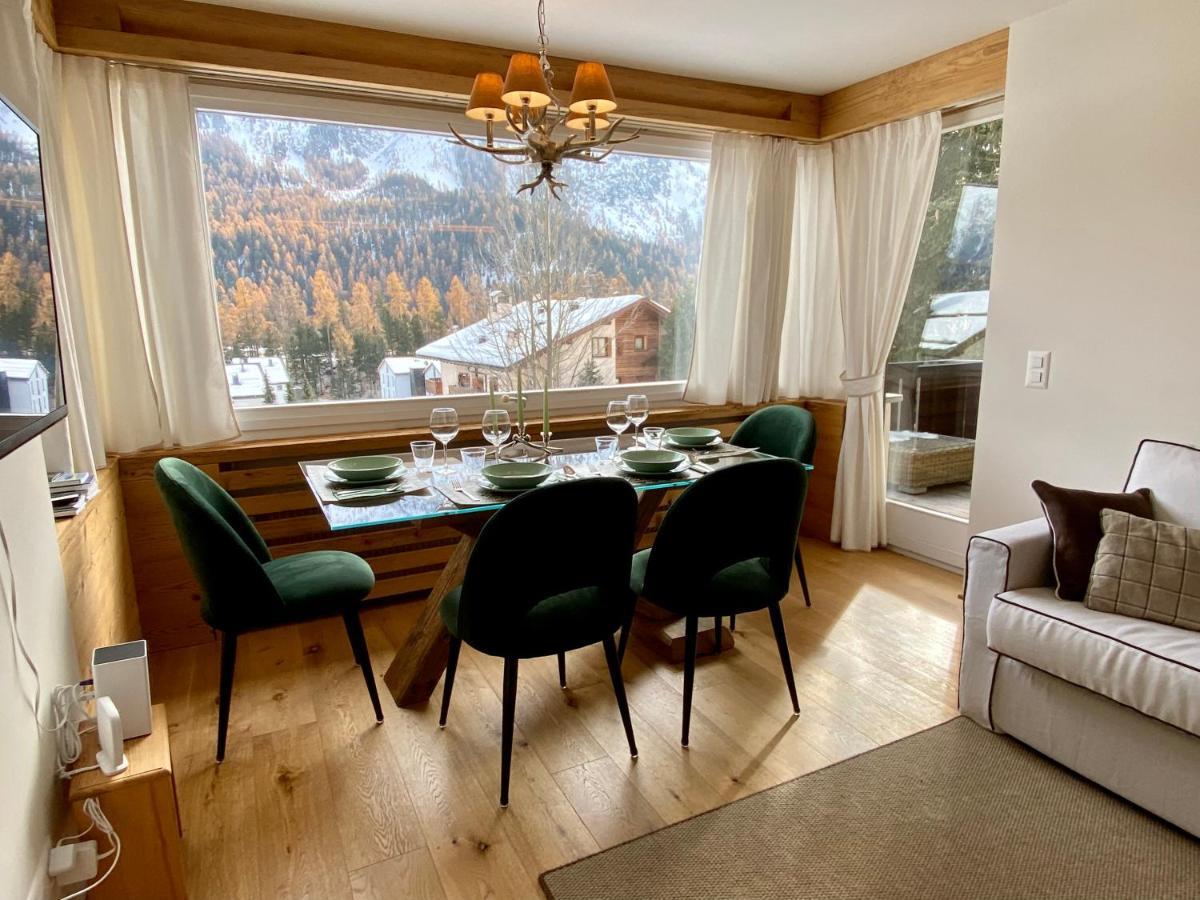 Bilocale Nuovo St. Moritz Chesa Arlas Eksteriør bilde